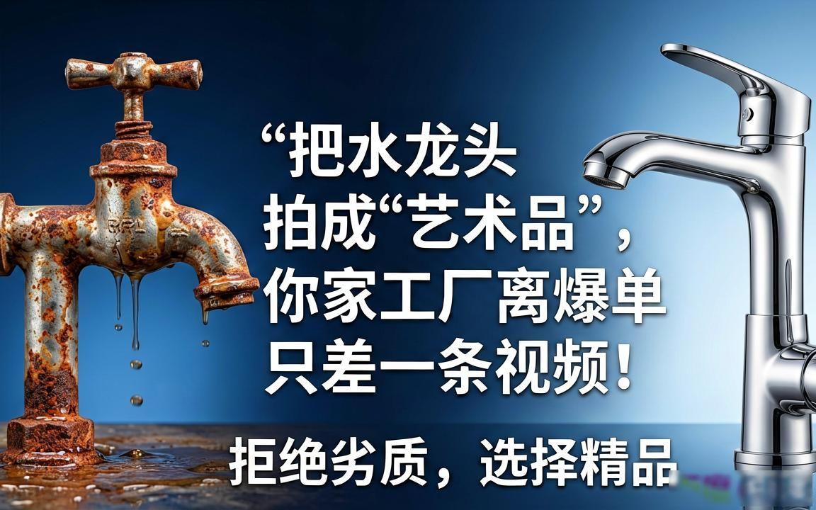 水龙头工厂TikTok工厂展示视频选题