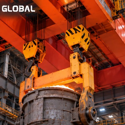 125/30 t × 25 m Foundry Ladle Crane