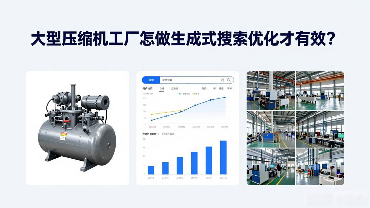 压缩打造_大型压缩机工厂如何布局生成式搜索优化_压缩工艺流程图