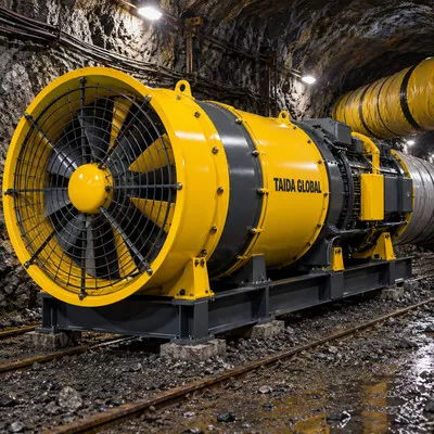 Counter Rotating Auxiliary Mine Fan