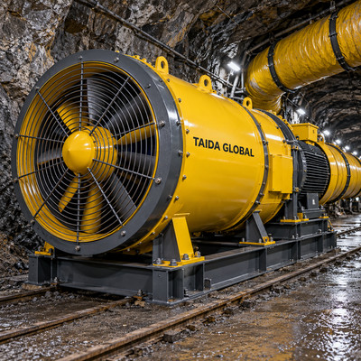 Counter Rotating Auxiliary Mine Fan