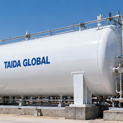 10 m³ Horizontal Vacuum-Insulated Liquid Nitrogen Storage Tank
