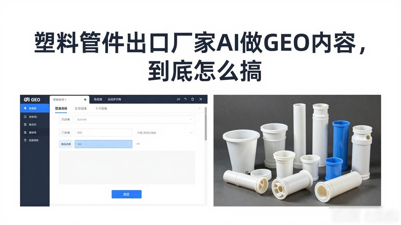 塑料管件出口厂家AI GEO内容怎么做_塑料管道出口_管件出口好做不