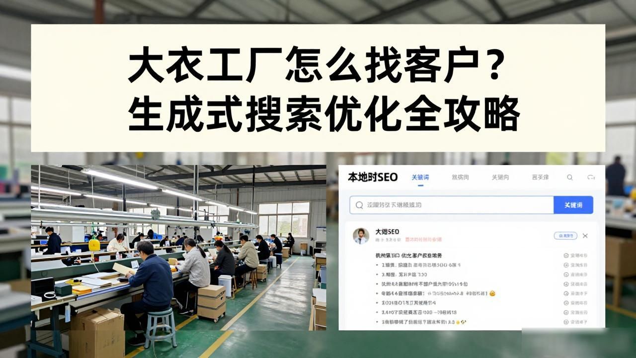 大衣工厂如何布局生成式搜索优化_大衣工厂如何布局生成式搜索优化_大衣工厂如何布局生成式搜索优化