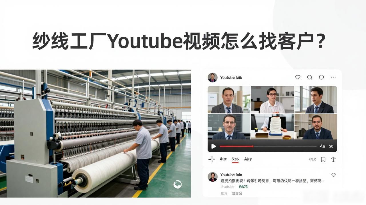 纱线工厂YouTube工厂视频获客方法_纱线工厂YouTube工厂视频获客方法_纱线工厂YouTube工厂视频获客方法