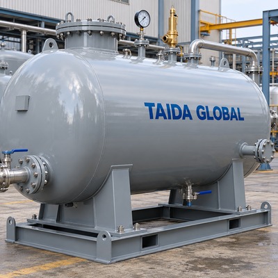 5 m³ Horizontal Compressed Air Receiver Vessel