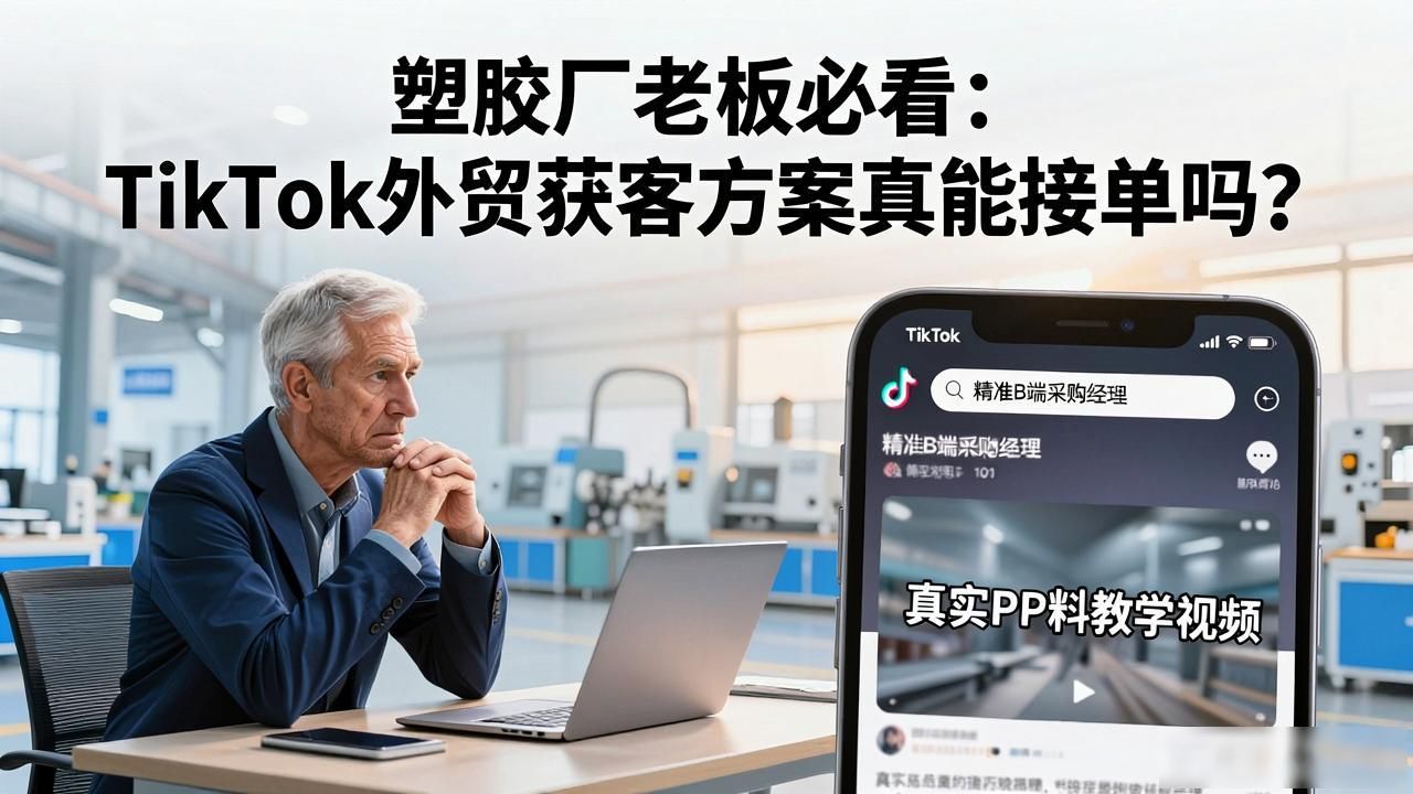 塑料外贸公司赚钱吗_塑料制品外贸业务员_塑胶行业工厂做TikTok外贸获客方案