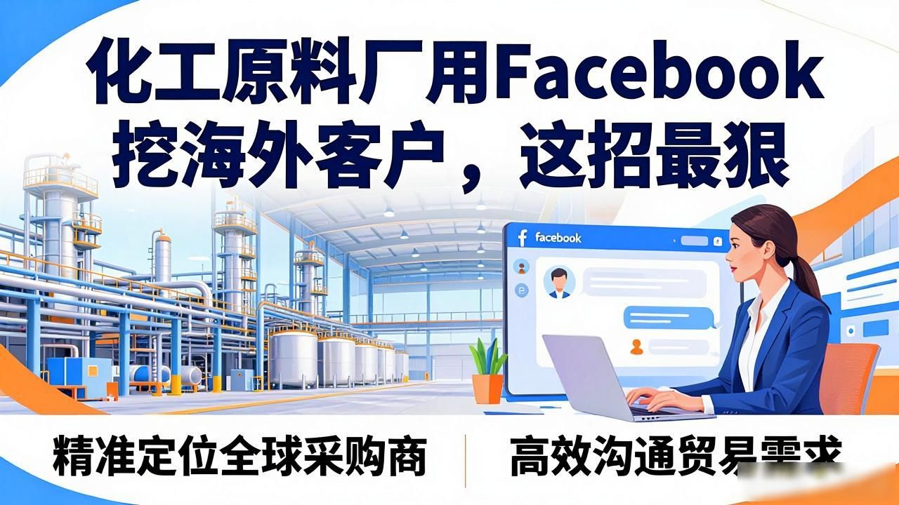 化工原料厂Facebook怎么开发海外客户_化工原料出口好做吗_化工原料出口需要什么手续