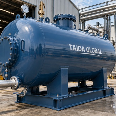 5 m³ Horizontal Compressed Air Receiver Vessel