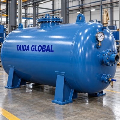 5 m³ Horizontal Compressed Air Receiver Vessel
