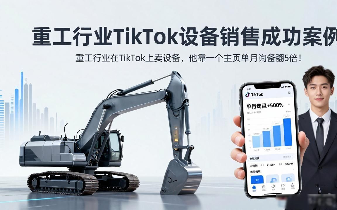 重工行业外贸工厂TikTok主页怎么搭建
