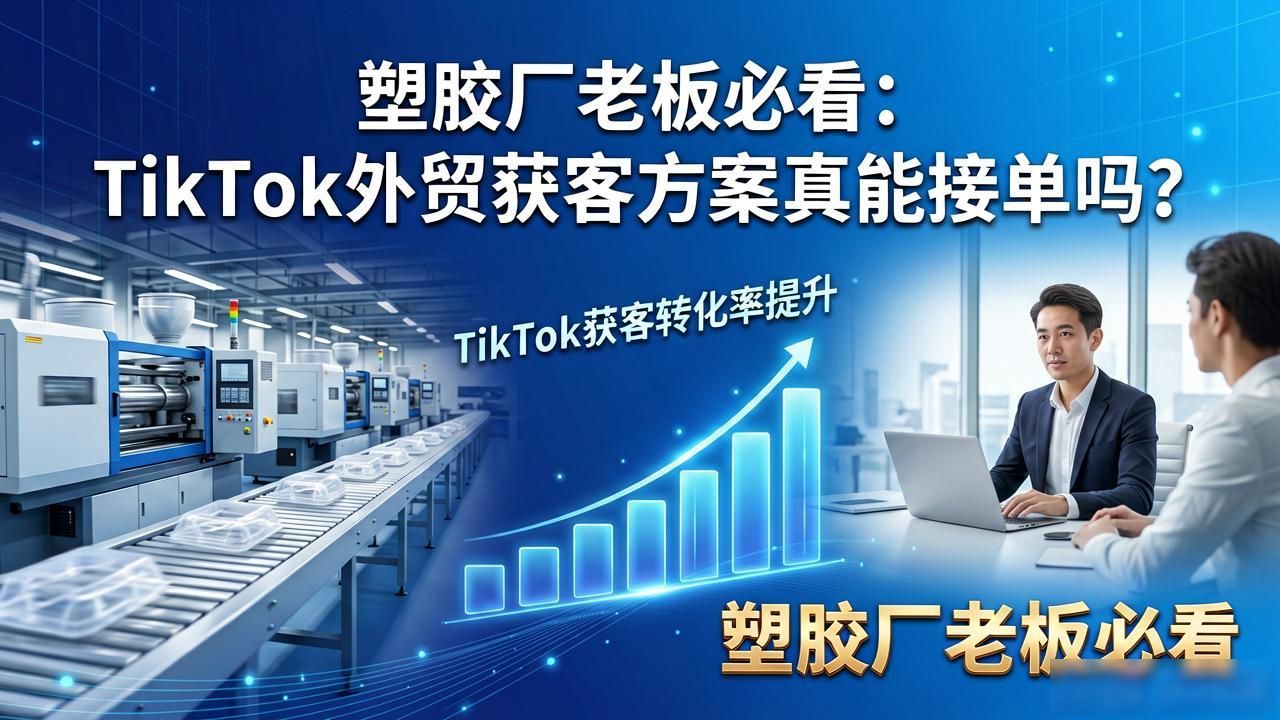 塑料制品外贸业务员_塑料外贸公司赚钱吗_塑胶行业工厂做TikTok外贸获客方案
