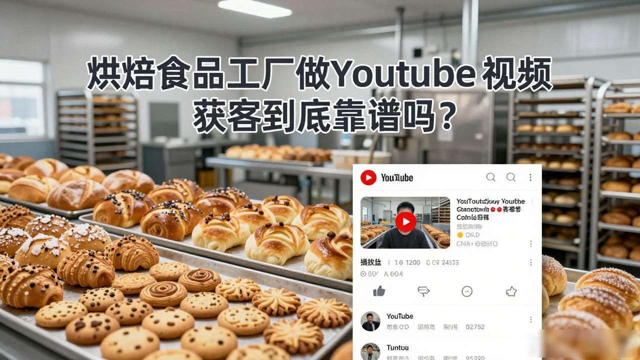 烘焙食品代加工工厂_烘焙食品供应商_烘焙食品工厂YouTube海外视频获客代运营