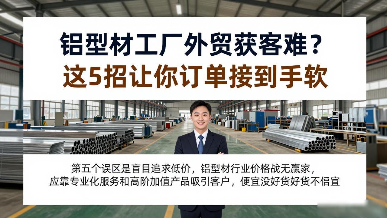 铝型材外贸销售_铝型材工厂外贸获客_铝型材外贸出口好做吗