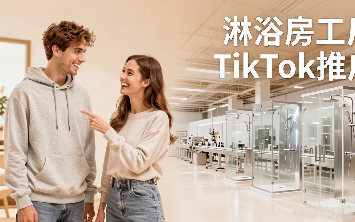 淋浴房工厂TikTok短视频怎么获取B2B询盘