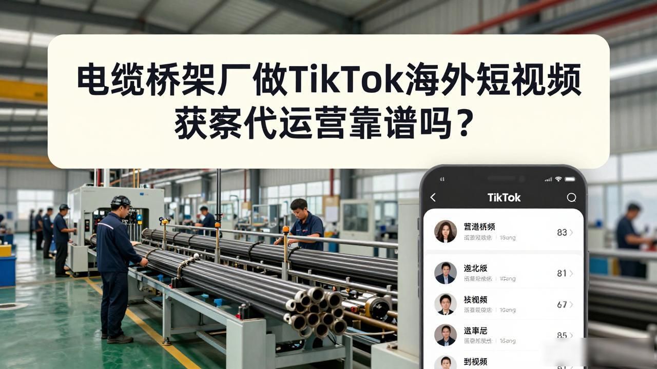 电缆桥架资讯_电缆桥架厂TikTok海外短视频获客代运营_生产电缆桥架设备
