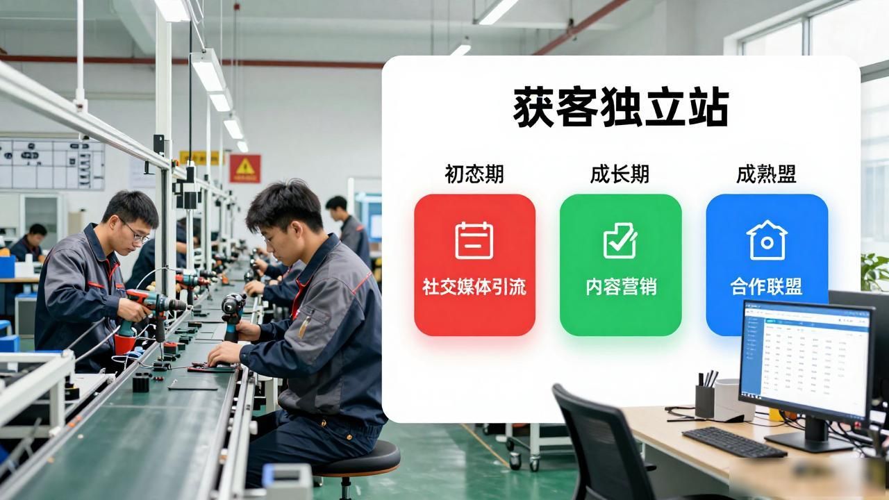 配件外贸平台_外贸soho配件_电钻配件工厂外贸独立站获客