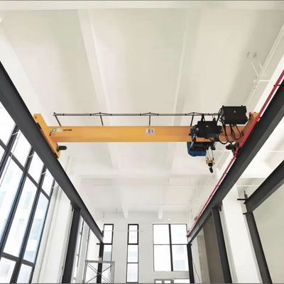模具加工车间16吨7.5米单梁桥式起重机
