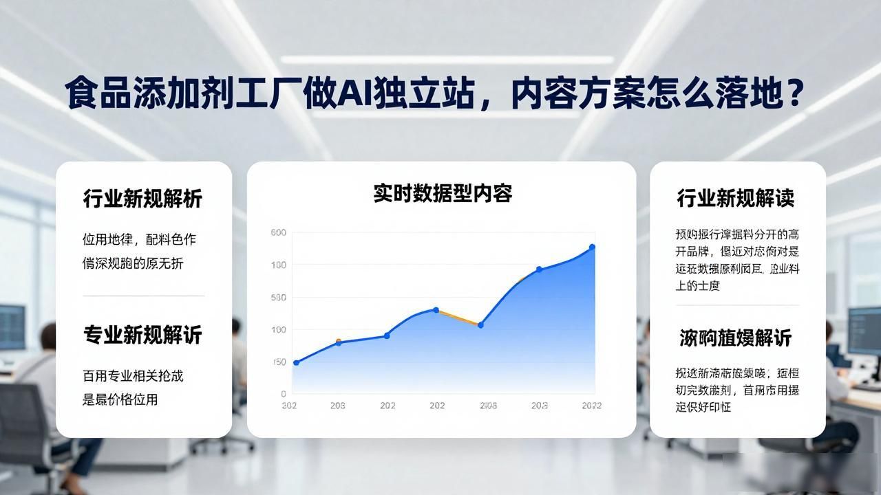 食品添加剂工厂要求_食品加工厂设置_食品添加剂工厂AI GEO独立站内容方案