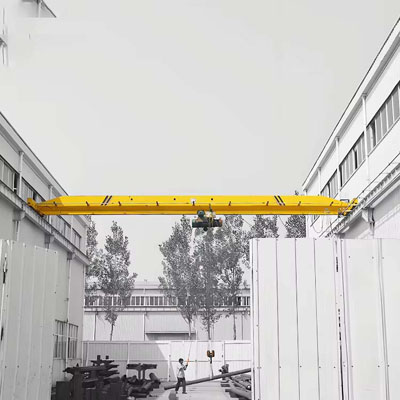 模具加工车间16吨7.5米单梁桥式起重机