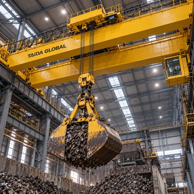 16 t × 22 m Grab Bucket overhead crane
