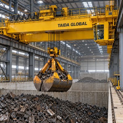 16 t × 22 m Grab Bucket overhead crane