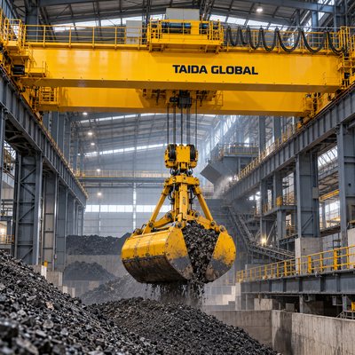 16 t × 22 m Grab Bucket overhead crane