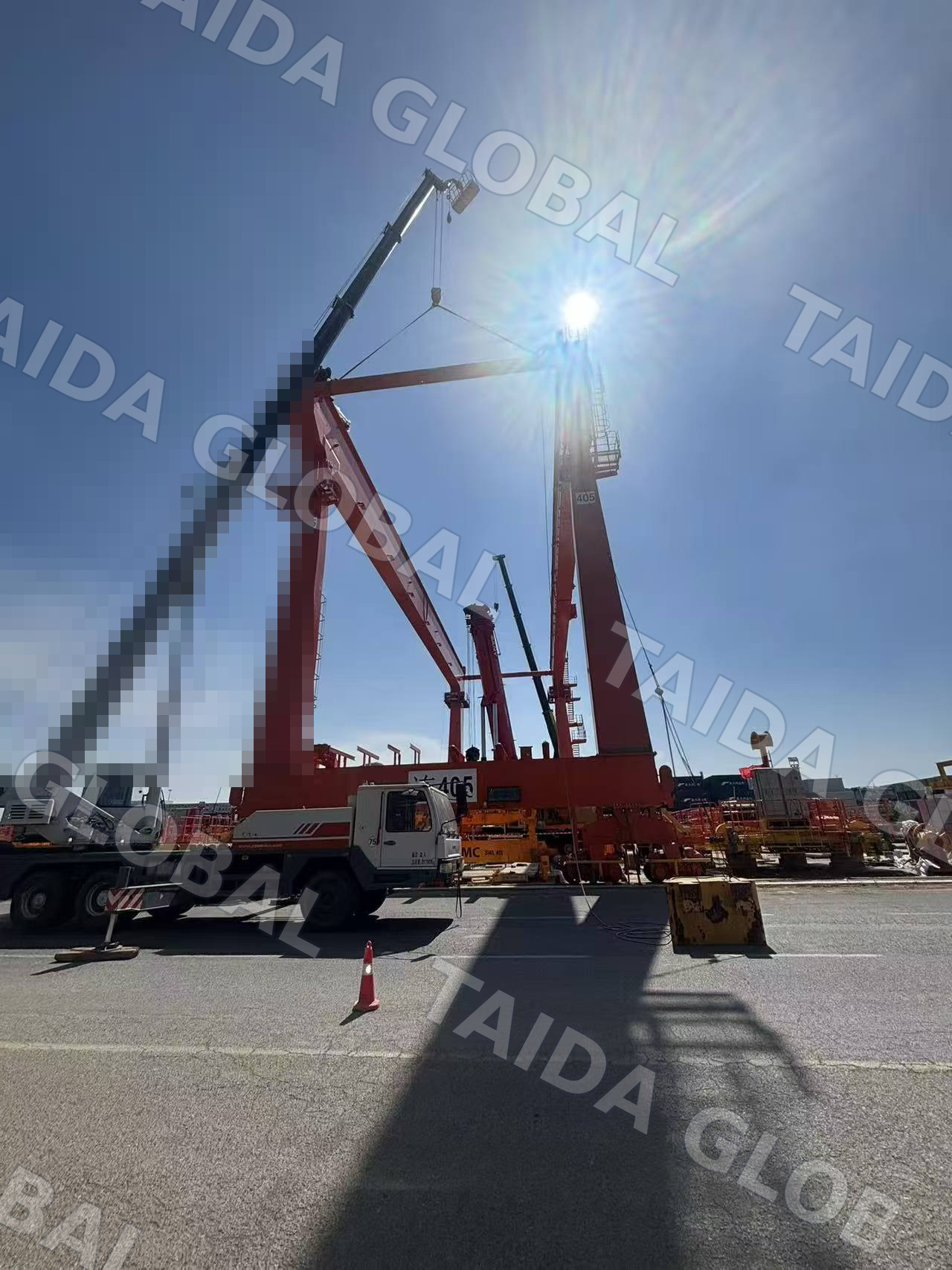 40.5-Ton Rail-Mounted Gantry Crane Shipped to Balikpapan, Indonesia
