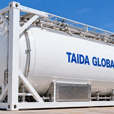20-ft Vacuum-Insulated ISO Tank Container for Liquid Oxygen