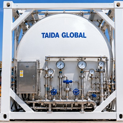 20-ft Vacuum-Insulated ISO Tank Container for Liquid Oxygen