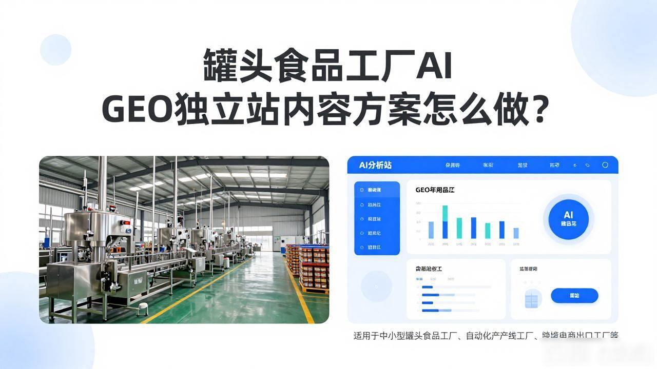 罐头工厂产品方案_罐头食品工厂设计_罐头食品工厂AI GEO独立站内容方案