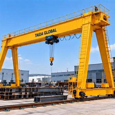 10 t × 18 m Gantry Crane Girder Tunggal