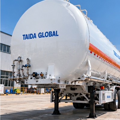 30 m³ Liquid Argon Cryogenic Tanker Semi-Trailer
