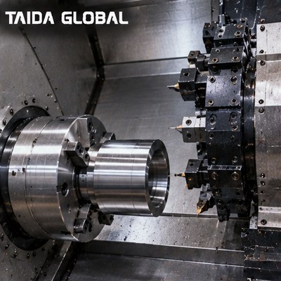 两轴斜床身数控车床｜法兰套筒及轴套｜按工艺参数选型｜TAIDA GLOBAL数控机床采购