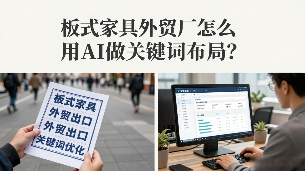 板式家具外贸工厂AI搜索关键词布局_板式家具厂房布局_板式家具工厂设备