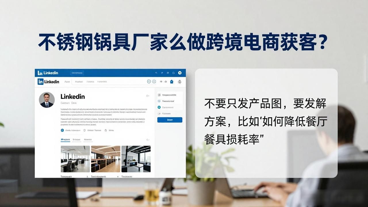 不锈钢锅具厂家跨境电商获客_进口不锈钢锅_不锈钢外贸平台