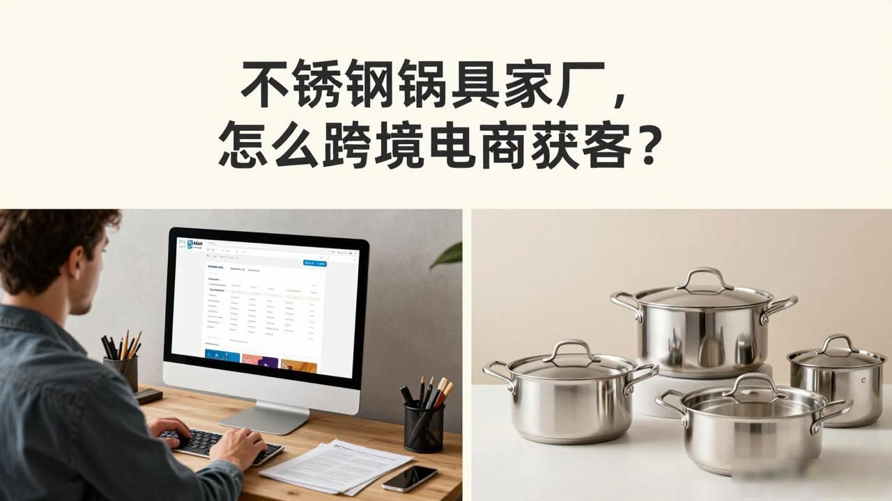 不锈钢锅具厂家跨境电商获客_不锈钢外贸平台_进口不锈钢锅