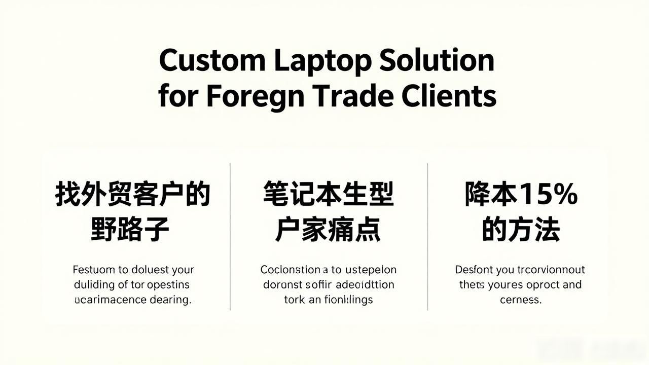 外贸笔记本电脑_笔记本生产厂家外贸客户开发_外贸公司的产品开发