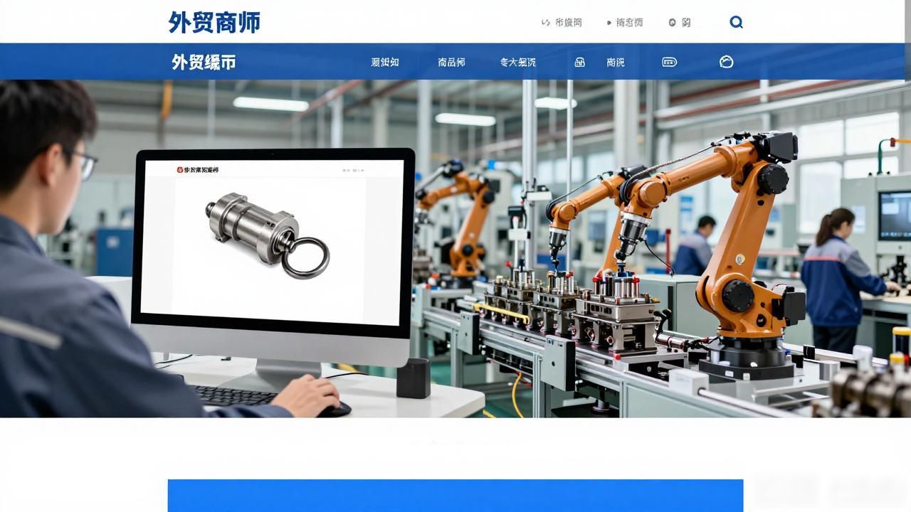 独立外贸网店_工厂气动设备_气动元件工厂外贸独立站获客