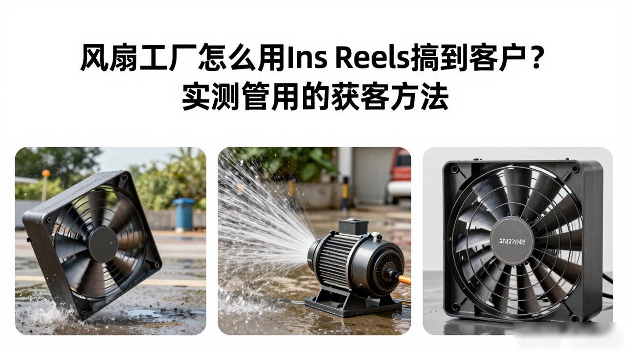 风扇工厂Ins Reels短视频获客方法_视频小风扇_风扇视频大全高清