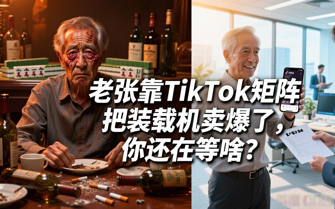 装载机工厂TikTok内容矩阵怎么做外贸