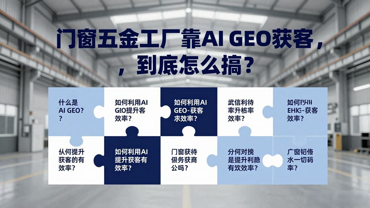 生产门窗五金件设备_门窗五金加工厂_门窗五金工厂怎么做AI GEO获客