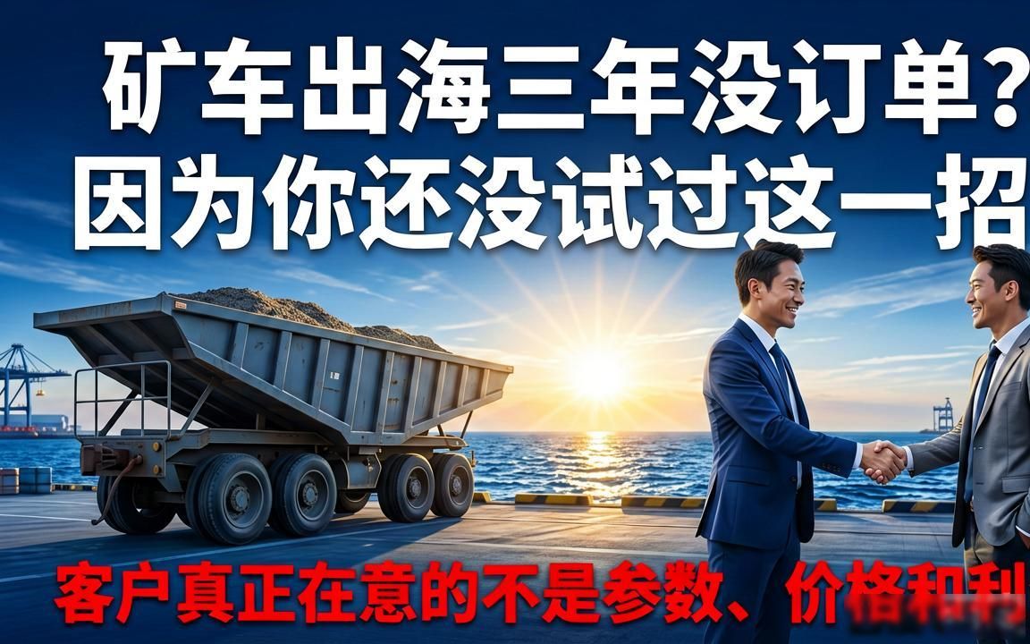 矿用运输设备国际客户开发
