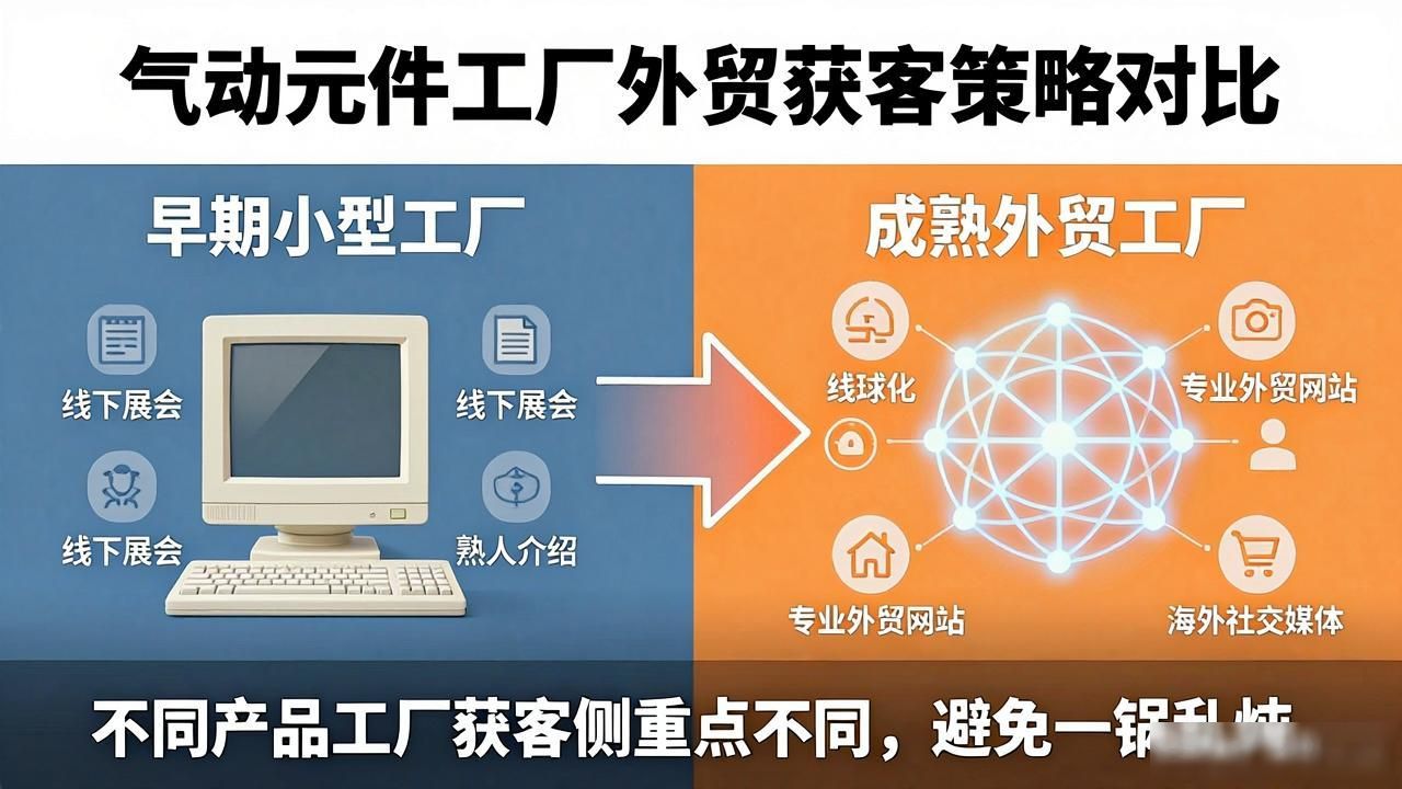 独立外贸网店_工厂气动设备_气动元件工厂外贸独立站获客