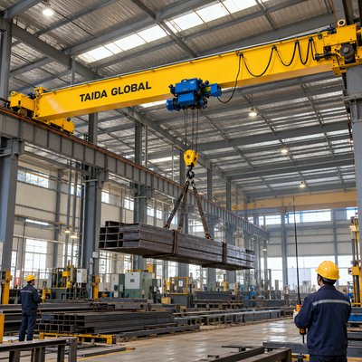 3 t × 13.5 m Overhead Crane Girder Tunggal