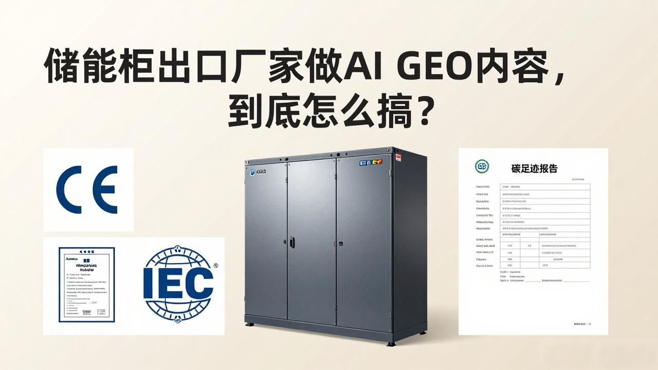 出口货柜能装多少吨_现在出口货柜能发货吗_储能柜出口厂家AI GEO内容怎么做