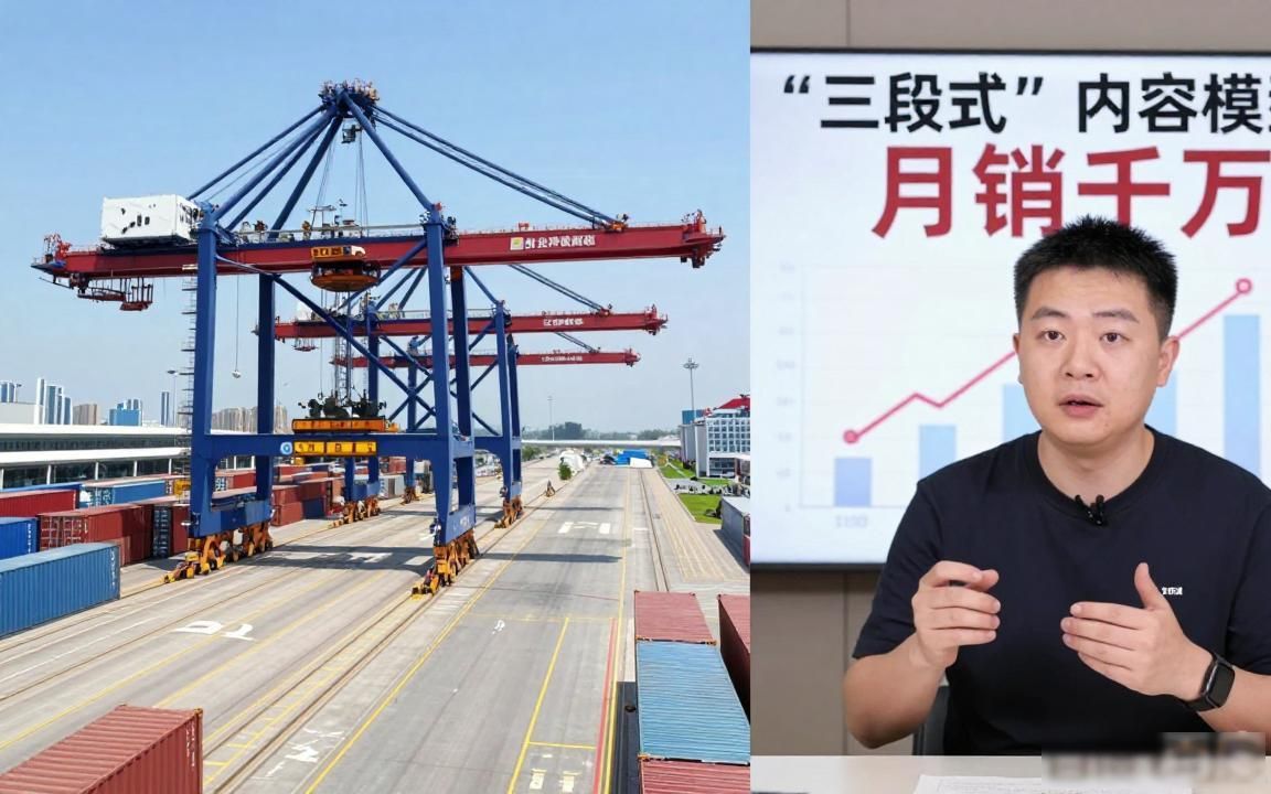 港口设备工厂TikTok工厂展示视频选题