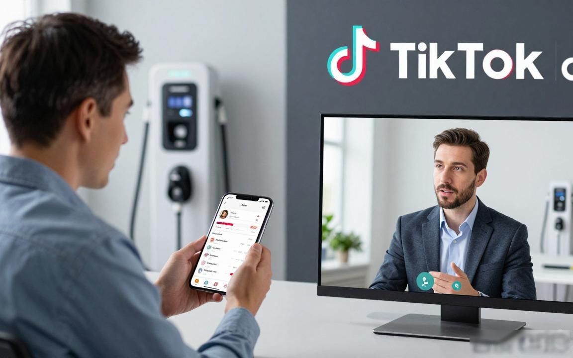 充电桩工厂TikTok广告投放获取海外买家
