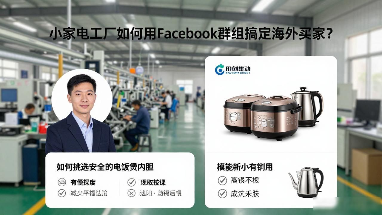 海外家电板块_家电海外布局的公司_小家电工厂Facebook群组找海外采购商