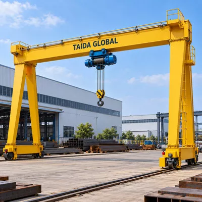 5 t × 12 m Gantry Crane Girder Tunggal